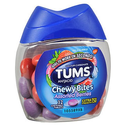 Tums, Chewy Bites Assorted Berry, 32 Each