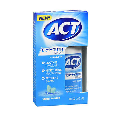 Act, Drt Mouth Spray With Xylitol, 1 Oz