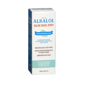 Alkalol, Saline Nasal Spray, 1.69 Oz