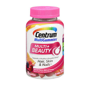 Centrum, Multigummies Multi+ Beauty Natural Cherry Berry And Orange, 90 Each