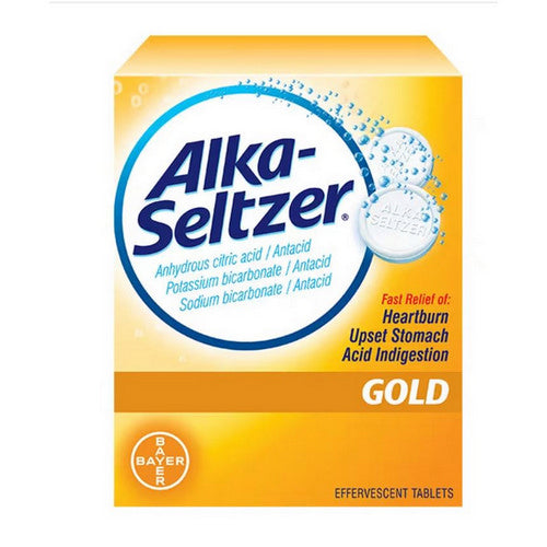 Alka-Seltzer, Effervescent Tablets Gold, 36 Tabs