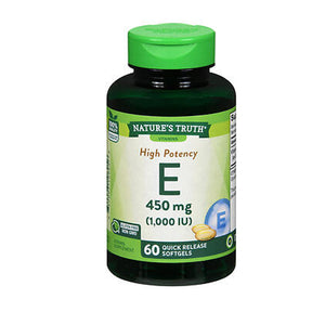 Nature's Truth, High Potency Vitamin E Capsules, 450 Mcg, 60 Softgels