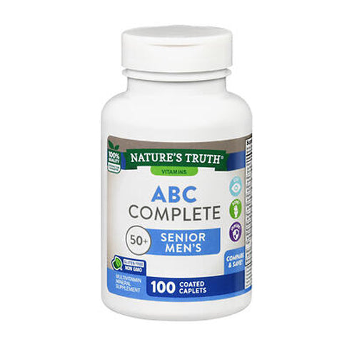 Nature's Truth, ABC Complete Senior Men's 50+ Coated, 100 Caps
