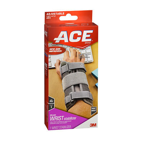 Ace, Carpal Tunnel Wrist Stabilizer Right Adjustable, 1 Each
