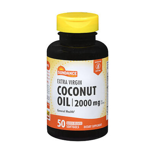 Sundance, Organic Extra Virgin Coconut Oil, 2000 Mg, 50 Softgels