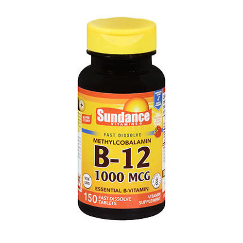 Sundance, B-12 Fast Dissolve Natural Berry, 1000 mcg, 150 Tabs