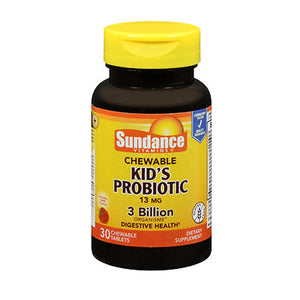 Sundance, Kid'S Probiotic Active Cultures Chewable Natural Berry, 8.5 Mg, 30 Tabs