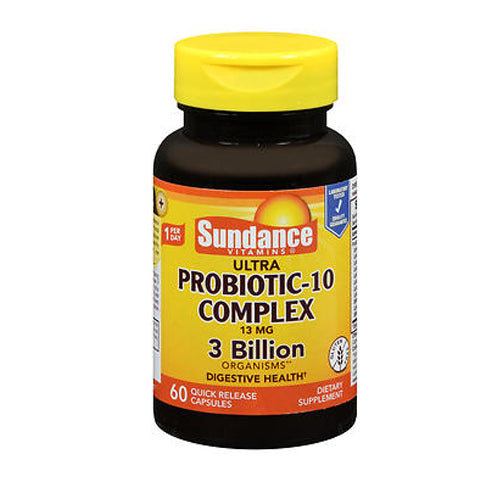 Sundance, Ultra Probiotic-10 Complex Quick Release Capsules, 60 Caps
