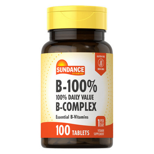 Sundance, Vitamin B-Complex 100% Daily Value, 100 Tabs