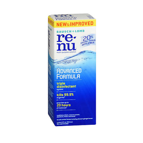 Bausch + Lomb, Renu Multi Purpose Solution Advanced Formula, 12 Oz