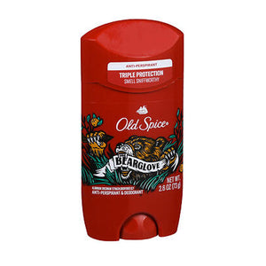 Old Spice, Antiperspirant And Deodorant Stick Bearglove, 2.6 Oz