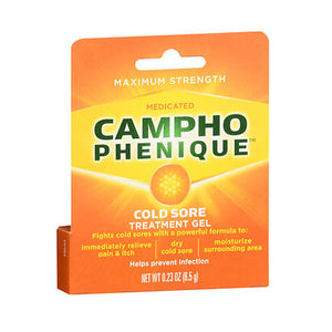 Campho-Phenique, Cold Sore Treatment Original Gel Formula, 0.23 Oz