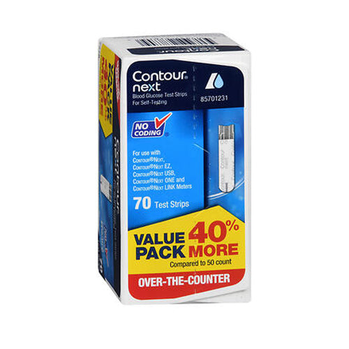 Contour, Next Blood Glucose Test, 70 Each