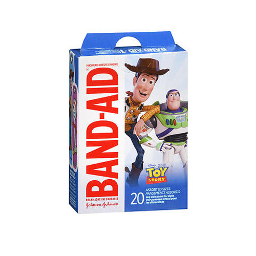 Band-Aid, Adhesive Bandages Assorted Sizes Toy Story, 20 Each