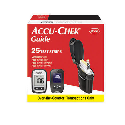 Accu-Chek, Guide Blood Glucose Test Strips, 25 Each