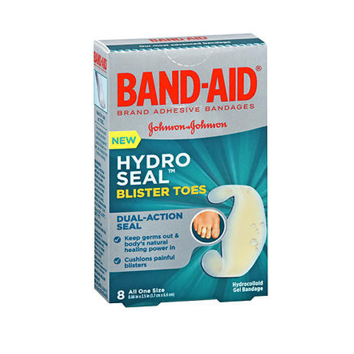 Band-Aid, Hydro Seal Blister Toes Hydrocolloid Gel Bandages, 8 Each