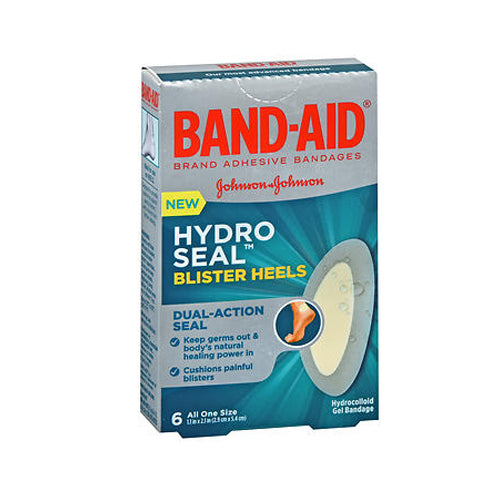 Band-Aid, Hydro Seal Blister Heels Hydrocolloid Gel Bandages, 6 Each