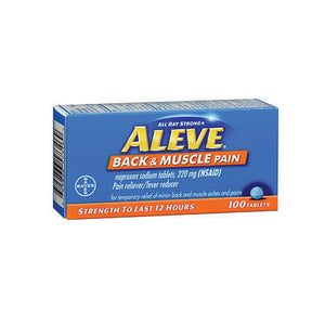 Aleve, Back & Muscle Pain, 100 Tabs