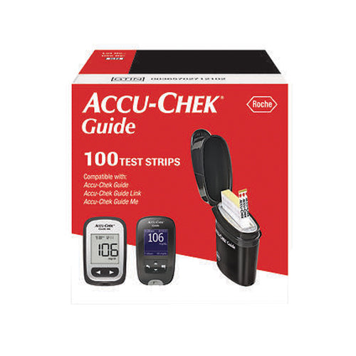 Accu-Chek, Guide Blood Glucose Test Strips, Box Of 100