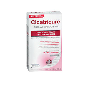 Cicatricure, Deep Anti Wrinkle Face And Neck Moisturizing Cream, 2.1 Oz