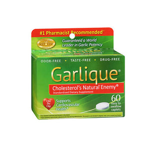 Garlique, Healthy Cholesterol Formula Caplets, 60 Tabs