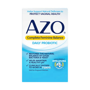 Azo, Complete Feminine Balance Daily Probiotic, 30 Caps
