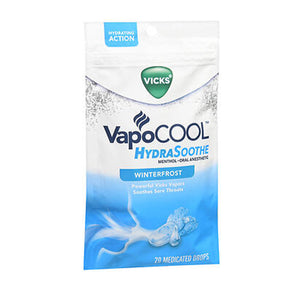 Vicks, Vapocool Medicated Drops Cool Blue, 20 Each