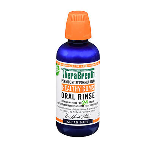 Therabreath, Healthy Gums Oral Rinse Clean Mint, 16 Oz