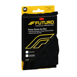Futuro, Lifestyle Compression Dress Socks For Men Firm Medium Black, 1 Each