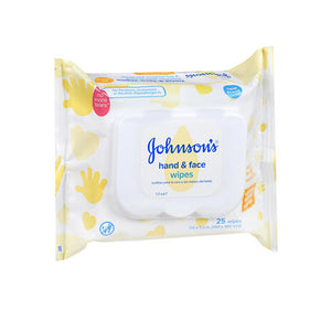 Johnson's, Baby Disposable Hand And Face Cleansing Wipes, 25 Each