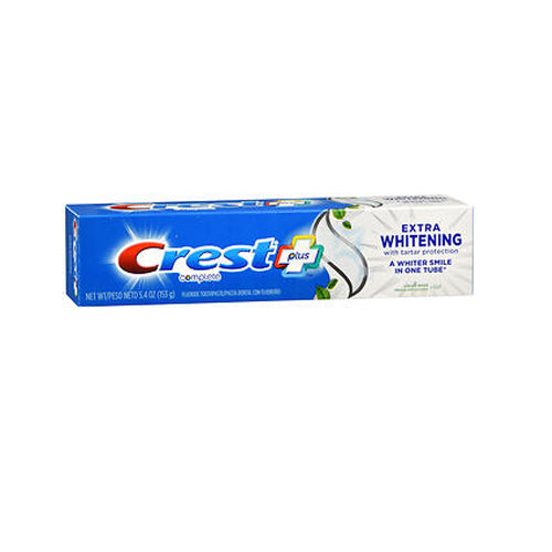 Crest, Complete Toothpaste Extra Whitening With Tartar Protection Clean Mint, 5.4 Oz