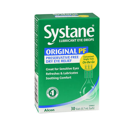 Systane, Original Pf Lubricant Eye Drops Vials, 30 Each
