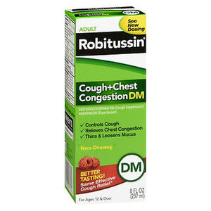 Robitussin, Adult Cough + Chest Congestion Dm Liquid, 8 Oz