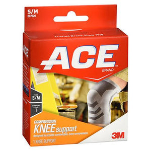 Ace, Compression Knee Support Small Medium, 1 Each