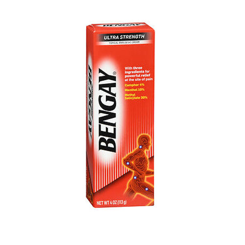 Bengay, Ultra Strength Topical Analgesic Cream, 4 Oz