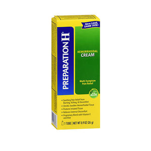 Preparation H, Multi-Symptom Relief Hemorrhoidal Cream With Aloe Maximum Strength, 0.9 Oz