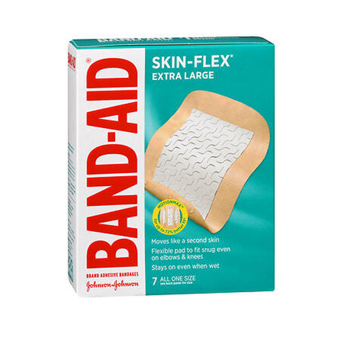 Band-Aid, Skin-Flex Adhesive Bandages Extra Large, 7 Each