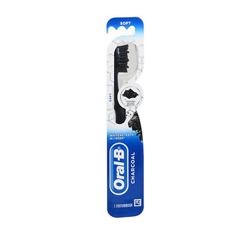 Oral-B, Charcoal Whitening Therapy Toothbrush Soft, 1 Each