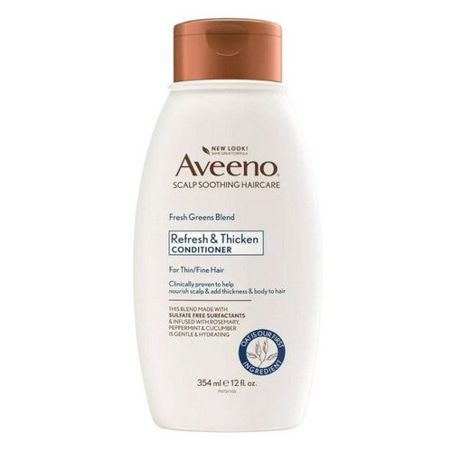 Aveeno, Scalp Soothing Fresh Greens Blend Conditioner Clarifying And Volumizing, 12 Oz