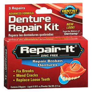 Dentemp, Repair-It Denture Repair Kit, 3 Count