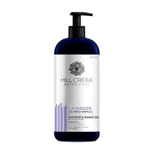 Mill Creek Botanicals, Shower & Shave Gel, Lavender 14 Oz