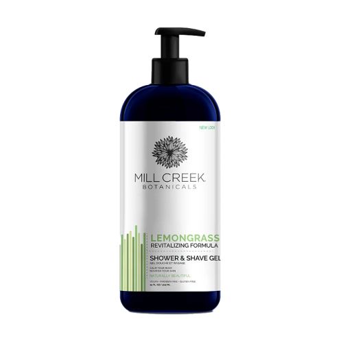 Mill Creek Botanicals, Shower & Shave Gel, Lemongrass 14 Oz