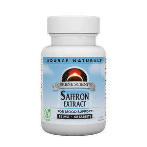 Source Naturals, Serene Science Saffron Extract, 15mg 60 Tabs