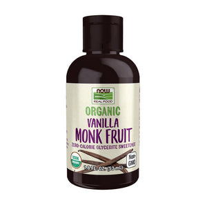 Now Foods, Organic Monk Fruit Vanilla Liquid, 1.8 Oz