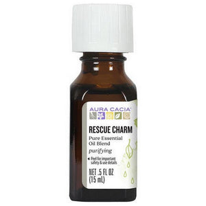 Aura Cacia, Essential Oil Blend, Rescue Charm 0.5 Oz
