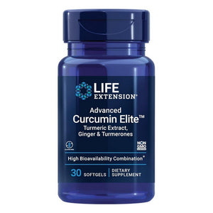 Life Extension, Advanced Curcumin Elite Turmeric Extract Ginger & Turmerones, 30 Softgels