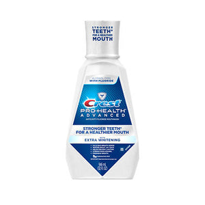 Crest, Pro Health Advanced Extra Whitening Mouthwash Alcohol Free, 946 ml