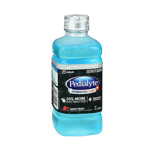 Pedialyte, Advanced Care Plus Electrolyte Solution Berry Frost, 33.8 Oz