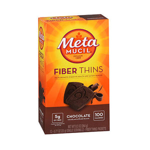 Metamucil, Fiber Thins Chocolate, 24 Count