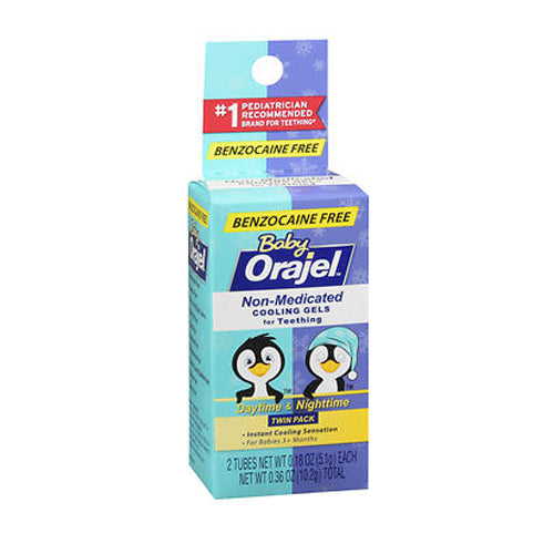 Baby Orajel, Daytime & Nighttime Cooling Gels For Teething, 0.36 Oz